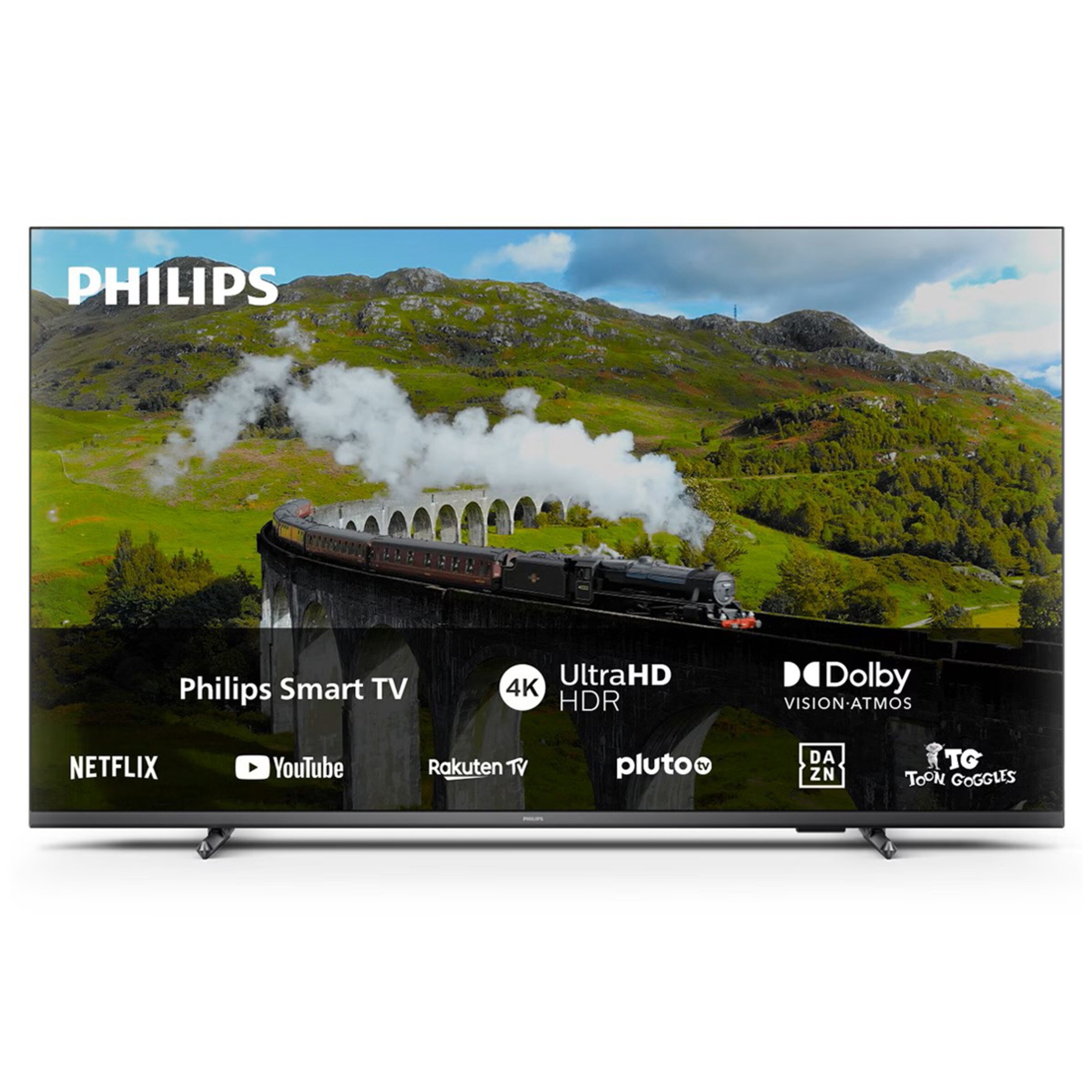 TV LED 139cm (55") Philips 55PUS7608/12 UHD 4K, Pixel Precise Ultra, HDR10 / HDR10+, Dolby Vision, Smart TV (Reacondicionado Grado A) Gris Antracita-1