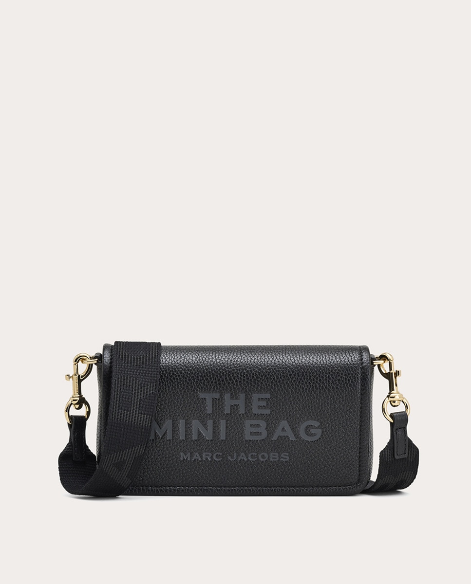 Mala a Tiracolo Mini em Pele Preto-1