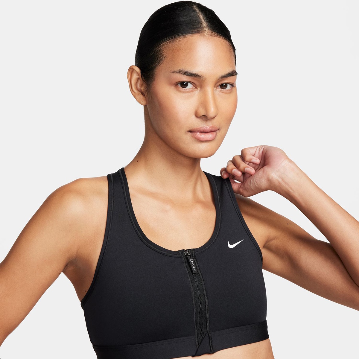 Soutien desportivo de mulher Swoosh Nike Preto-4