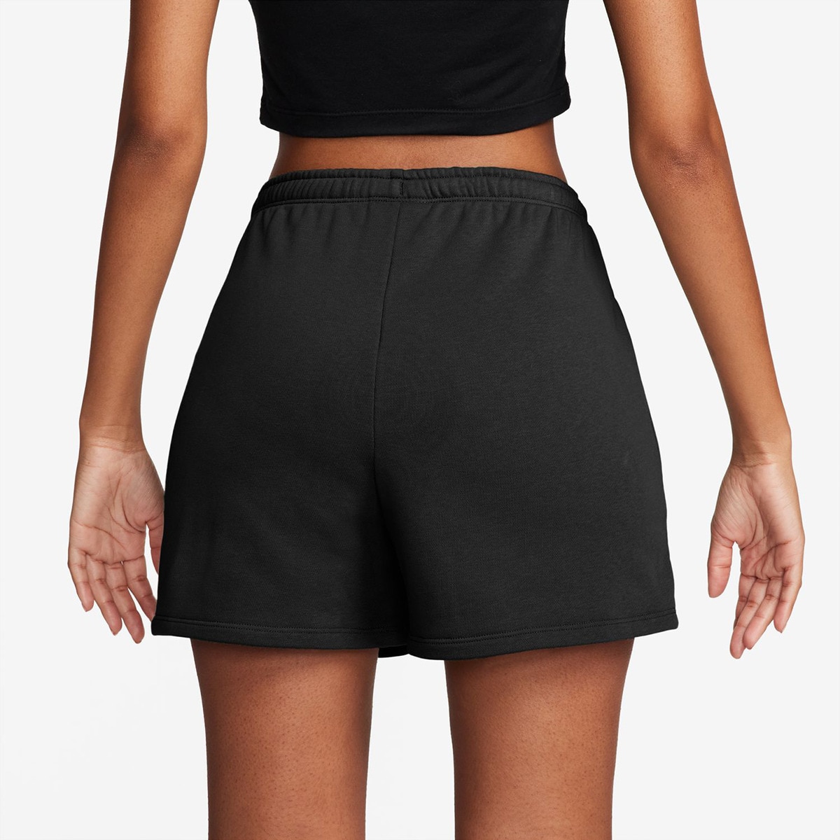 Calções de Mulher Sportswear Chill Terry Preto-2