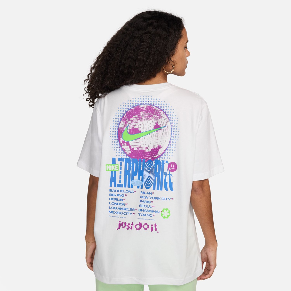 T-shirt de mulher Sportswear Nike Branco-2