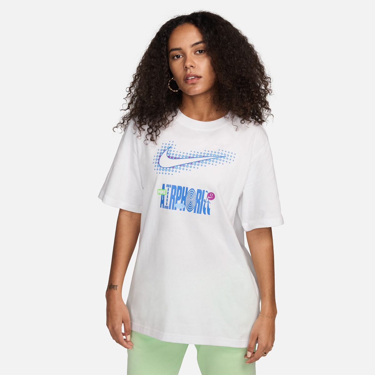 T-shirt de mulher Sportswear Nike Branco-1