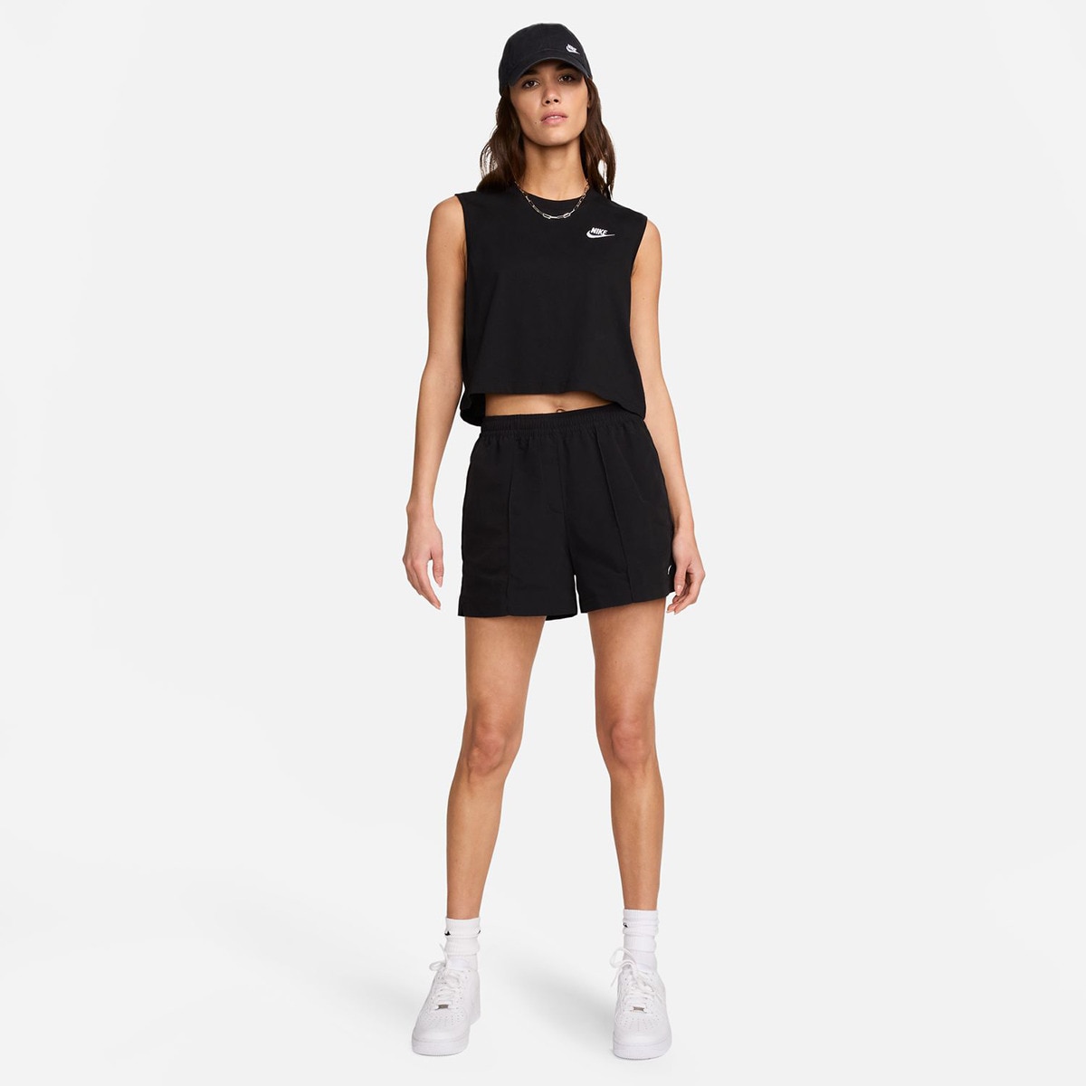 T-shirt de Mulher Sportswear Club Preto-3