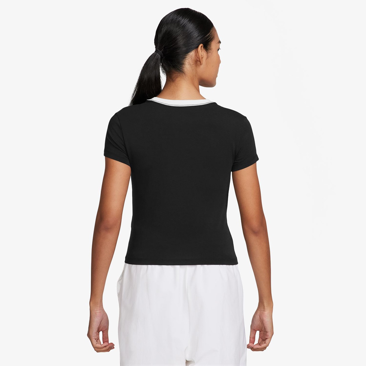 T-shirt de Mulher Sportswear Chill Knit Preto-2