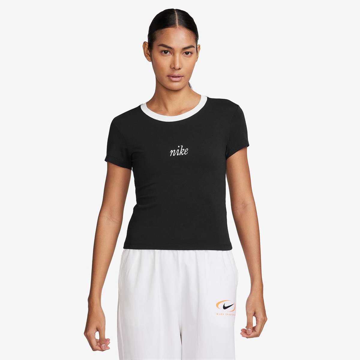 T-shirt de Mulher Sportswear Chill Knit Preto-1
