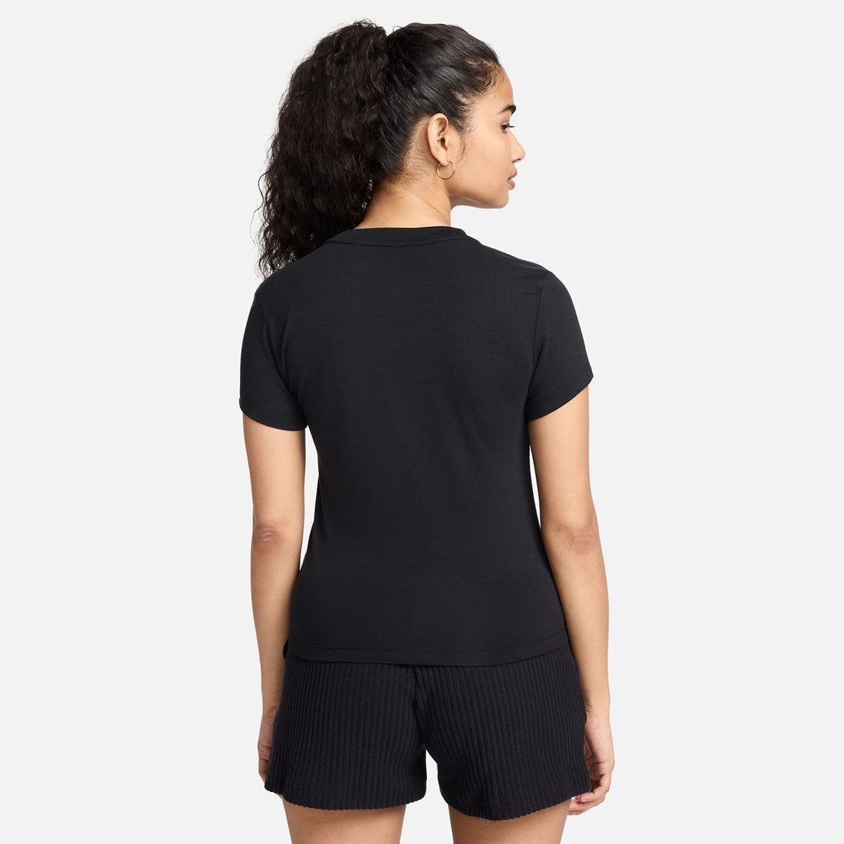 T-shirt de Mulher Sportswear Chill Knit Preto-2