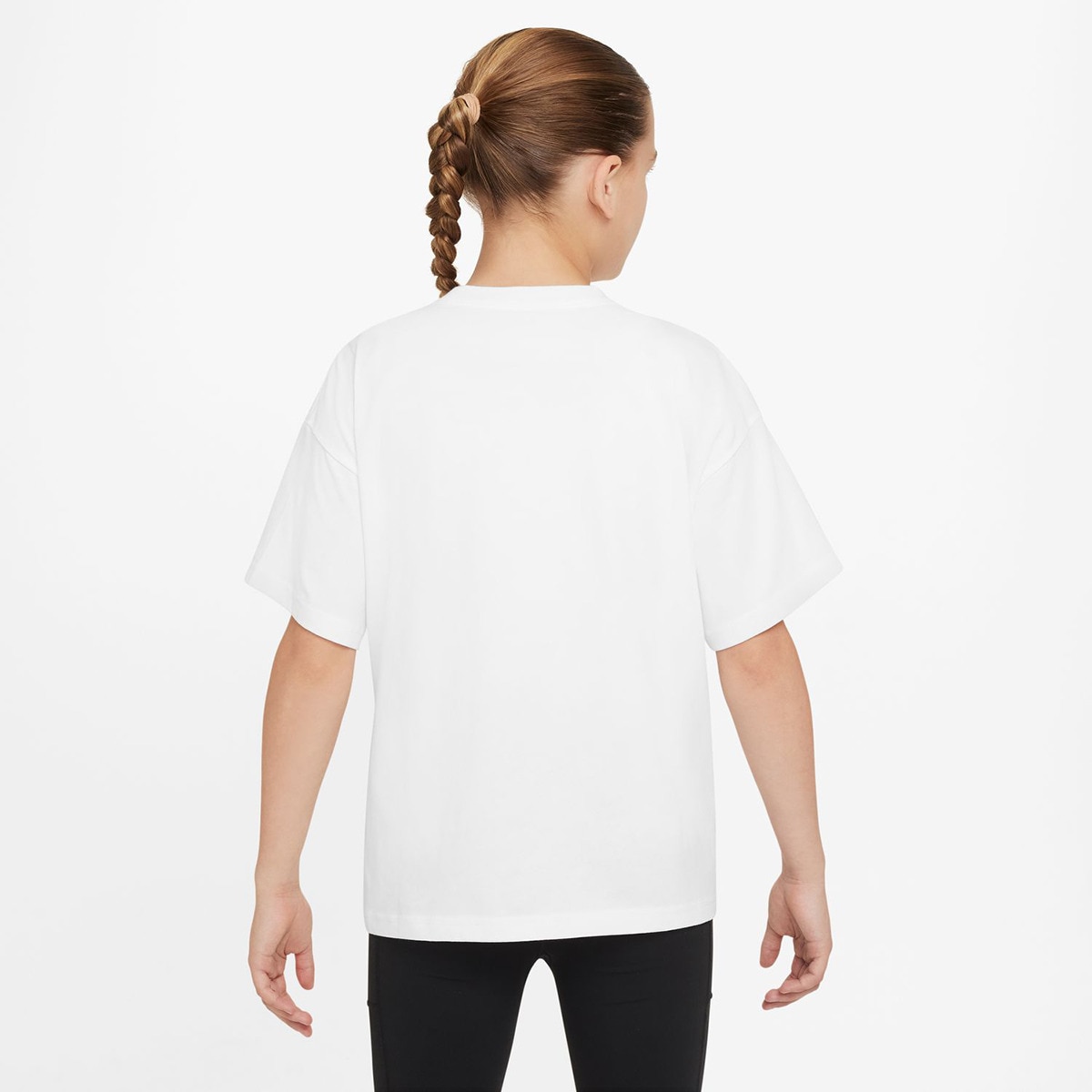 T-shirt de menina Sportswear Nike Branco-2