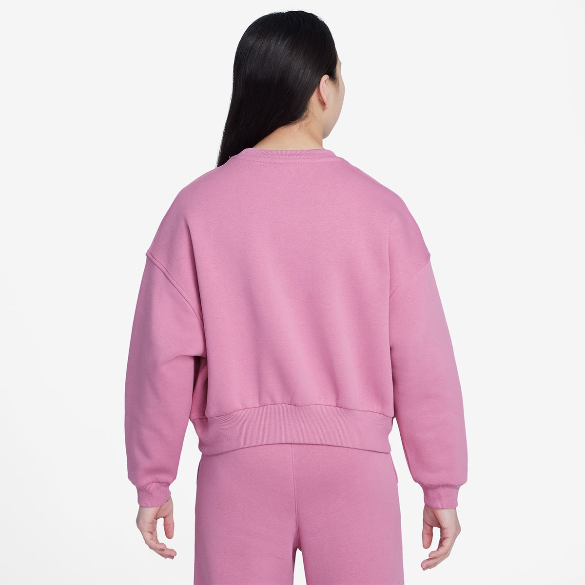 T-shirt de Menina Sportswear Club Fleece Rosa-2