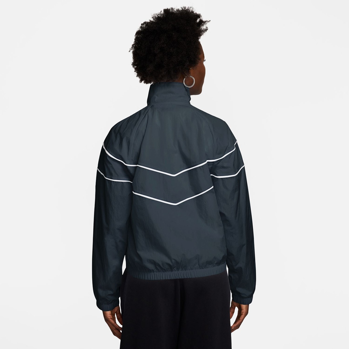 Casaco Windrunner Azul-marinho / Branco-2