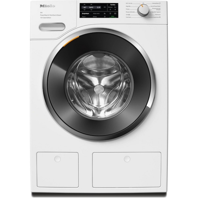 Imagem 0 de Máquina de Lavar Roupa Miele WWI880 WCS 125 Gala Edition Carga Frontal W1 SteamCare, TwinDos e PowerWash de 9 Kg e 1600 rpm - Branco