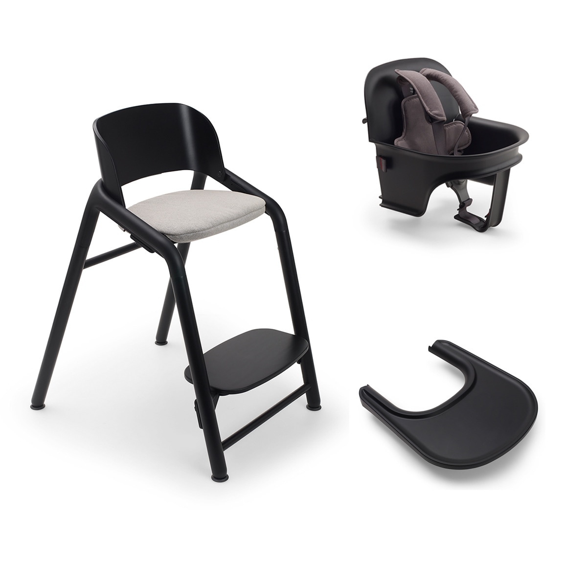 Pack completo Trona Bugaboo Giraffe Negro-1