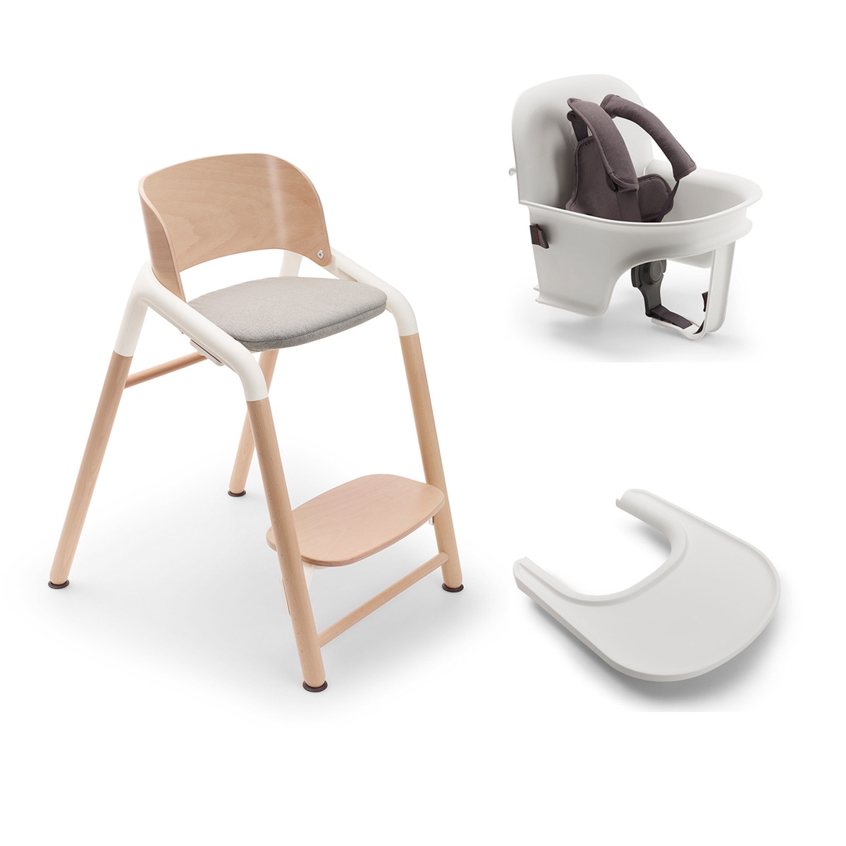 Pack completo Trona Bugaboo Giraffe Natural-1