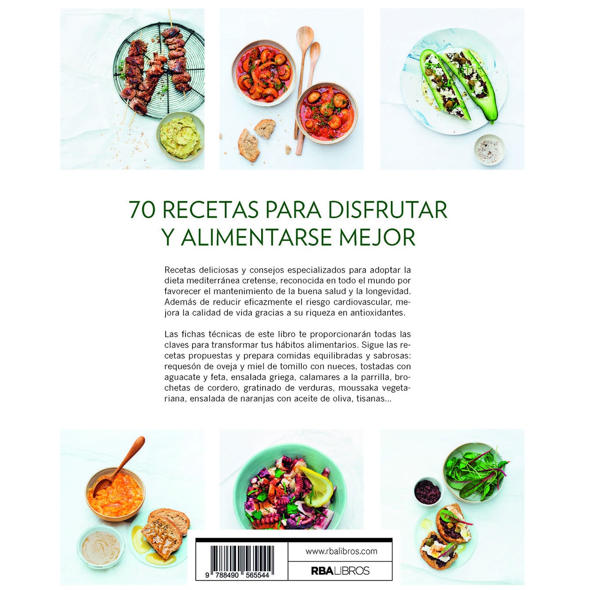La dieta mediterránea de la longevidad (Capa mole) 2