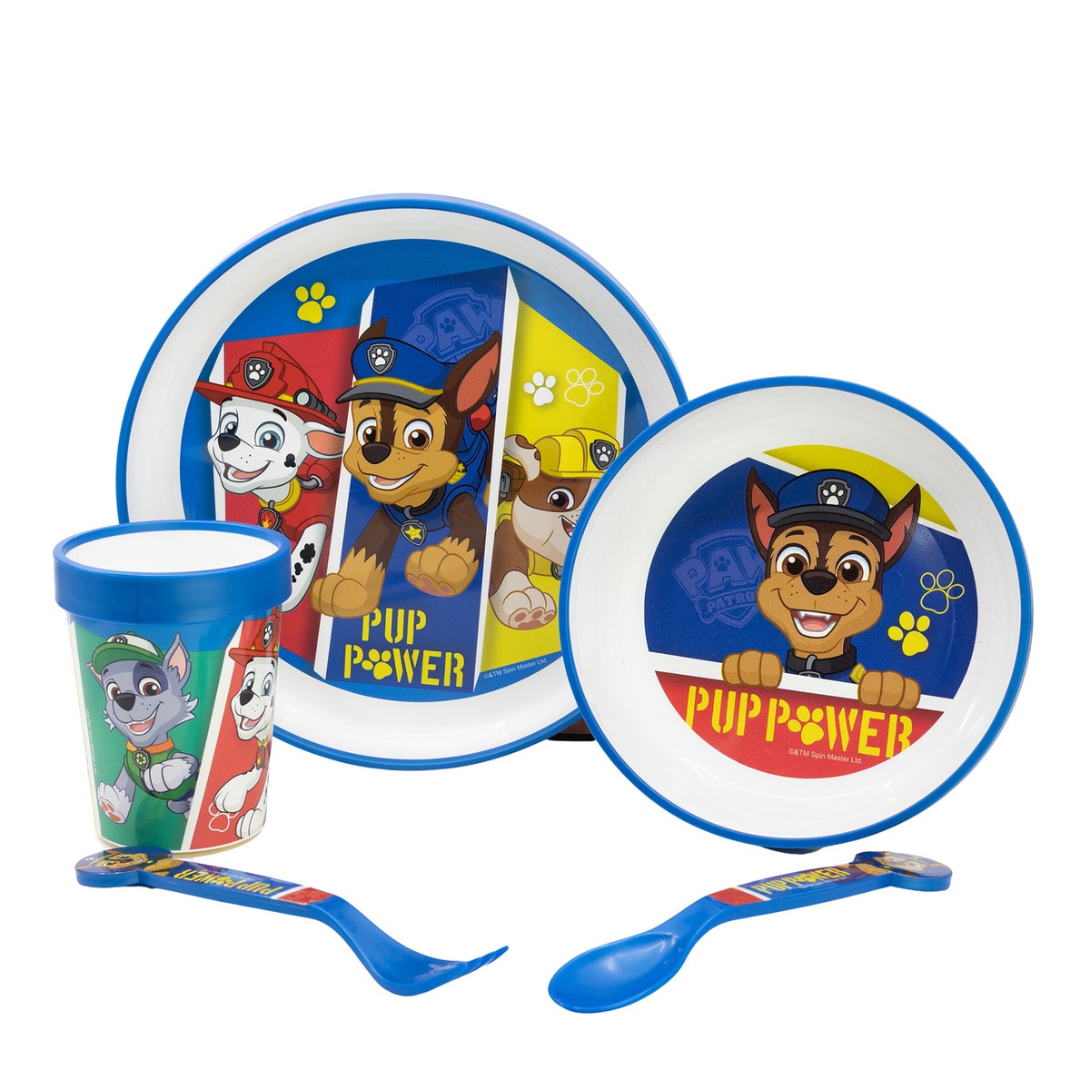 Imagen 0 de Vajilla infantil de 5 piezas Paw Patrol