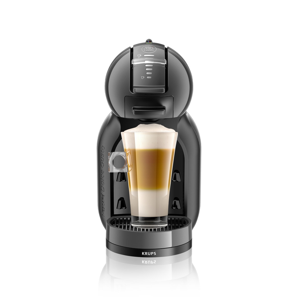 Cafetera espresso automática Krups Mini Me con función Play & Select para cápsulas Nescafé Dolce Gusto + 2 packs de café Negro-3