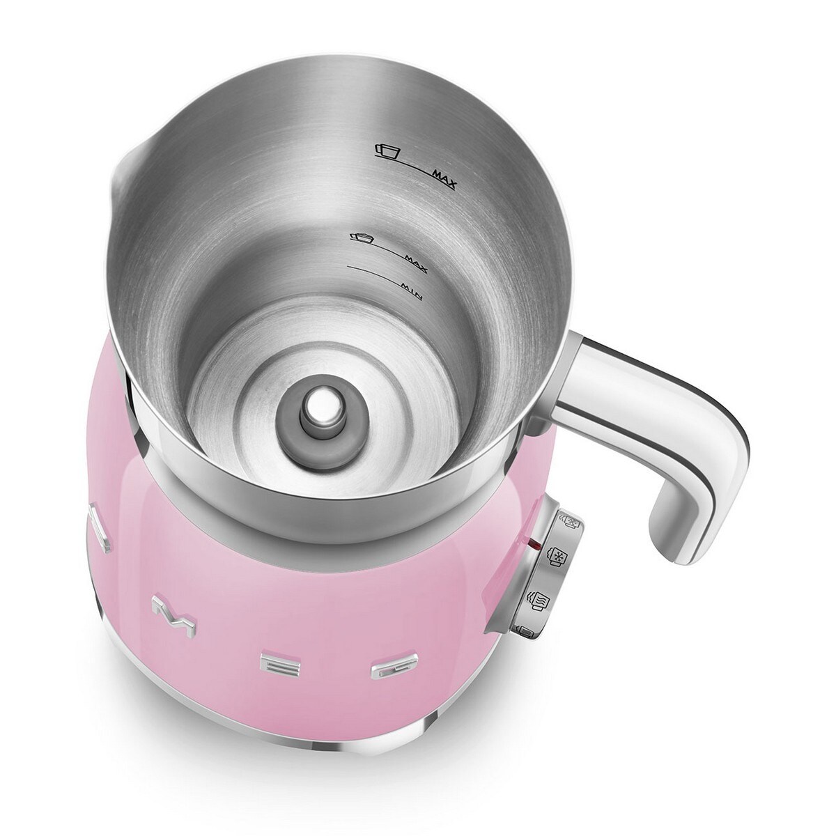 Batedor de Leite Barista Smeg Anni 50 de 500 W Rosa-6