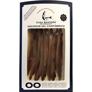 anchoas del Cantábrico artesanales Serie 00 8 lomos estuche 85 g - Casa Santoña