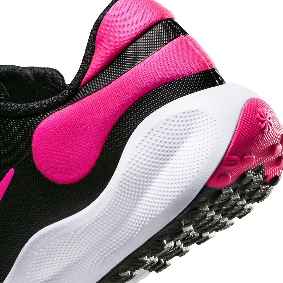 Sapatilhas de Running de Criança Revolution 7 GS Preto / Rosa-7