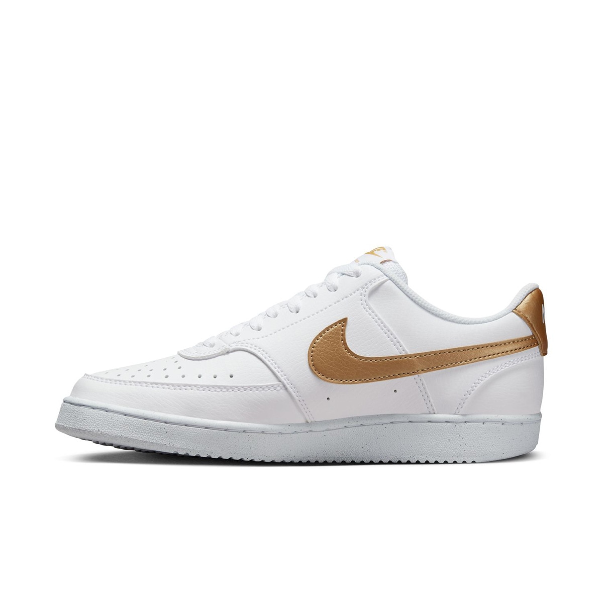 Sapatilhas Casual de Mulher Court Vision Low Next Nature Branco / Dourado-4