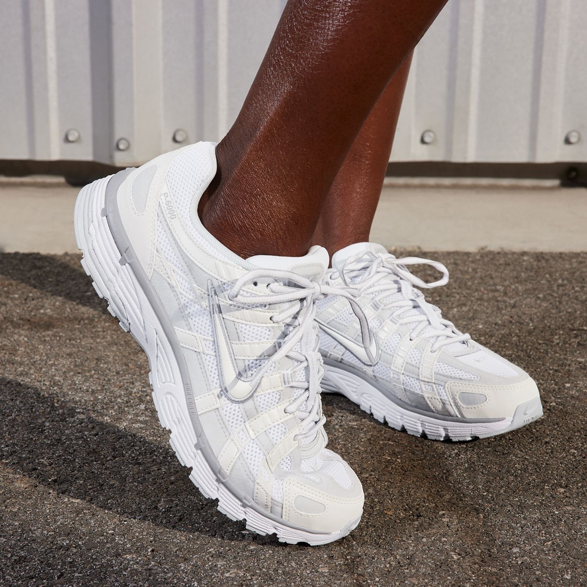 Sapatilhas Casual de Mulher P-6000 Branco-6