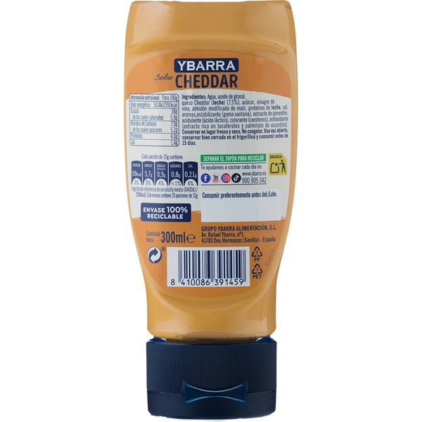 Gluten-free cheddar sauce for dipping can 300 ml