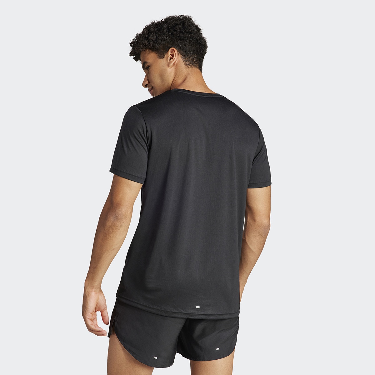 T-shirt de homem Run It adidas Preto-2