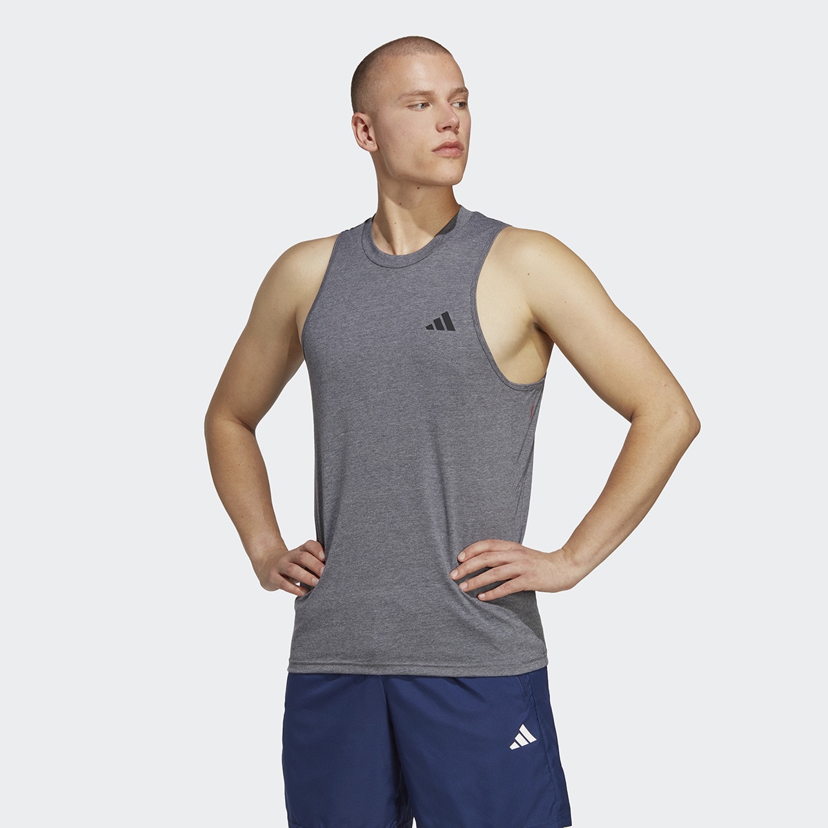 T-shirt de Homem Train Essentials Feelready Training Cinzento-1