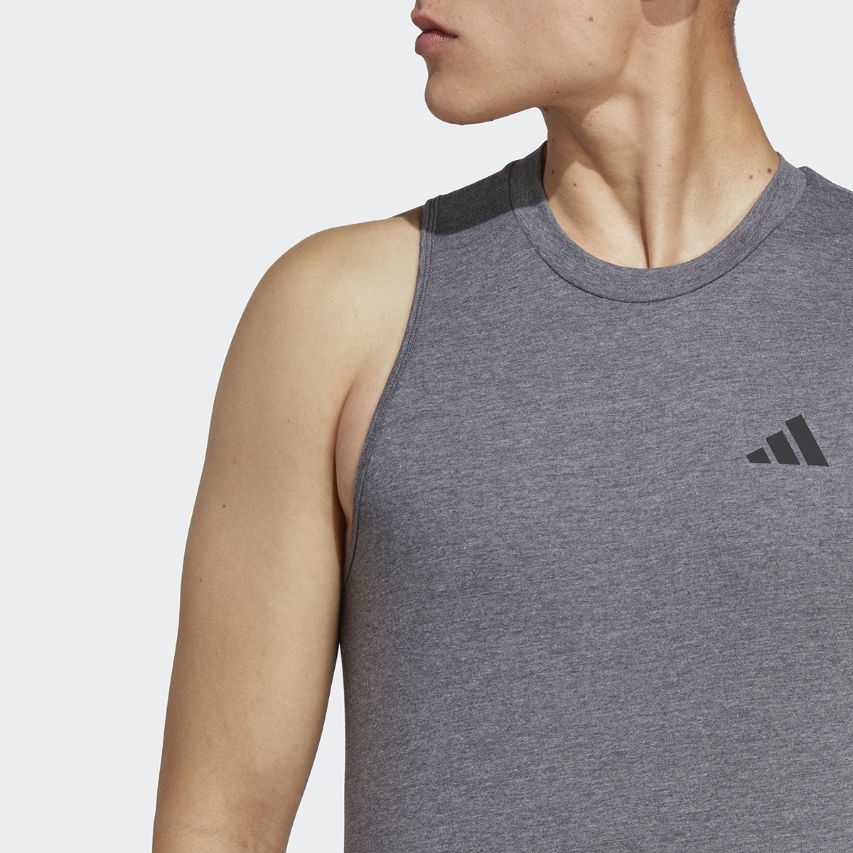 T-shirt de Homem Train Essentials Feelready Training Cinzento-4