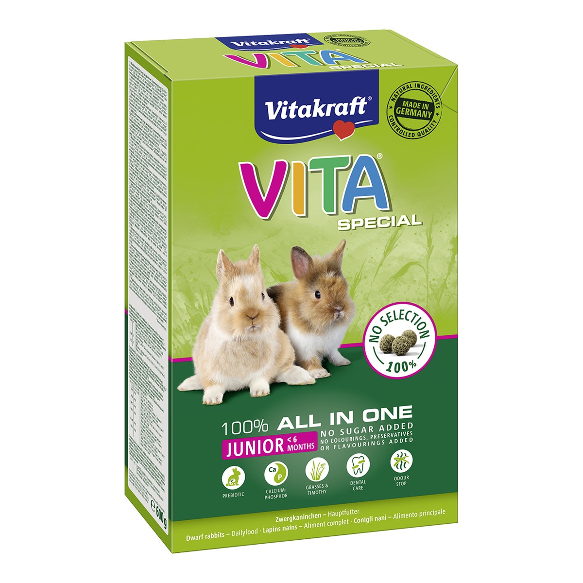 Menú para conejos junior Vitakraft Vita Special All in One 600 g 1
