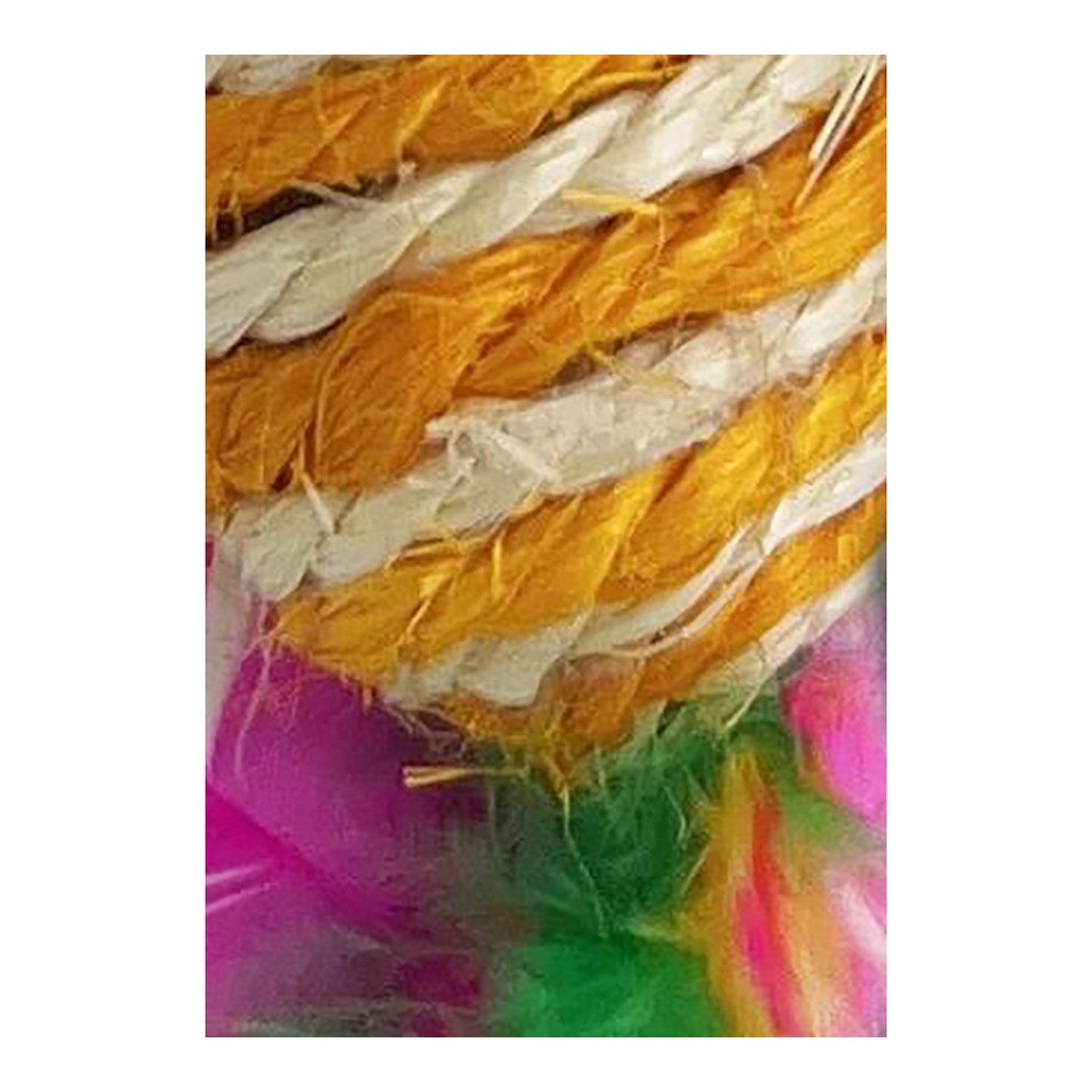 Juguete Fred & Rita para gatos ratones sisal con plumas Multicolor-2