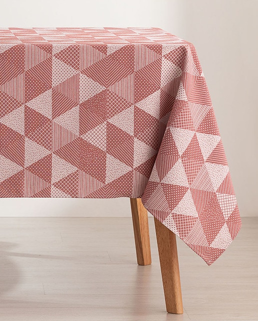 Imagen 0 de Mantel antimanchas jacquard Atrio teja