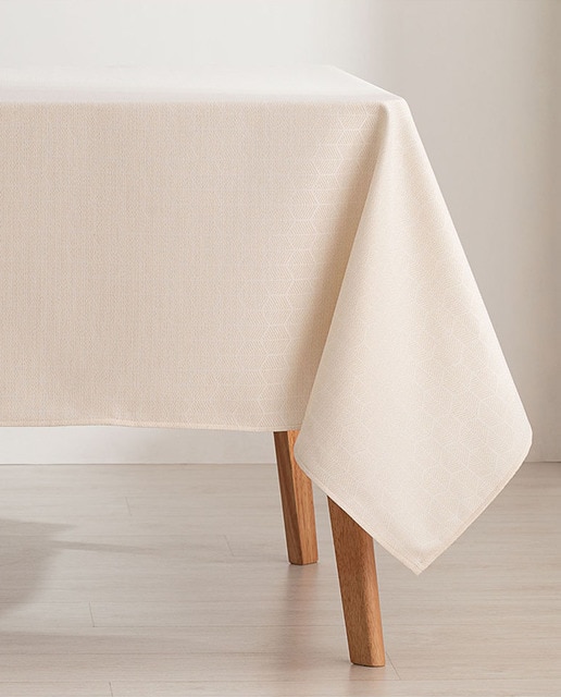 Imagen 0 de Mantel antimanchas lurex jacquard Glazar oro