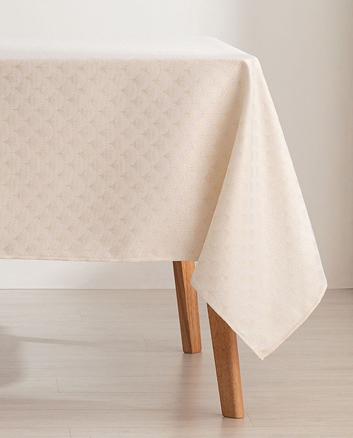 Imagen 0 de Mantel antimanchas lurex jacquard Refin oro
