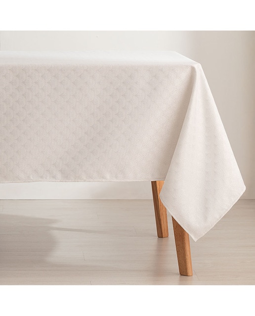 Imagen 0 de Mantel antimanchas lurex jacquard Refin plata