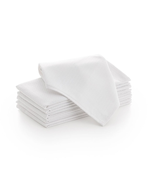 Imagen 0 de Pack 6 servilletas satén Rubi 45x45 cm blanco
