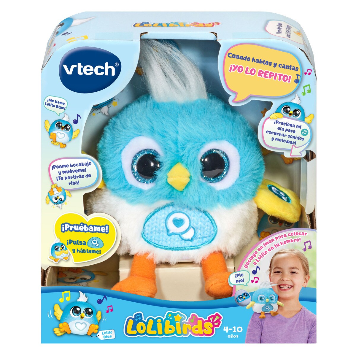 Peluche interactivo LoLibirds Lolito Blue Vtech · VTech · El Corte Inglés