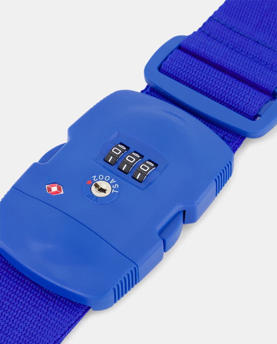 Fita de protecção El Corte Inglés azul com fecho TSA Azul-2