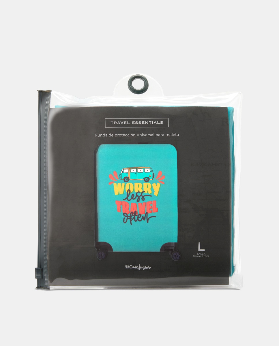 Capa de Malas Grande Azul-5