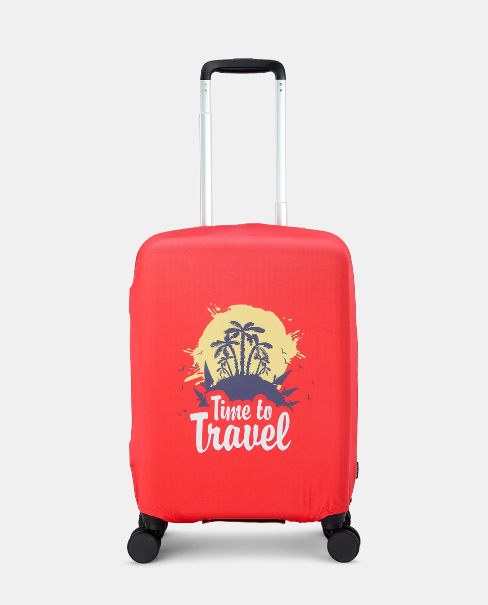 Capa de Malas Média Vermelho-1