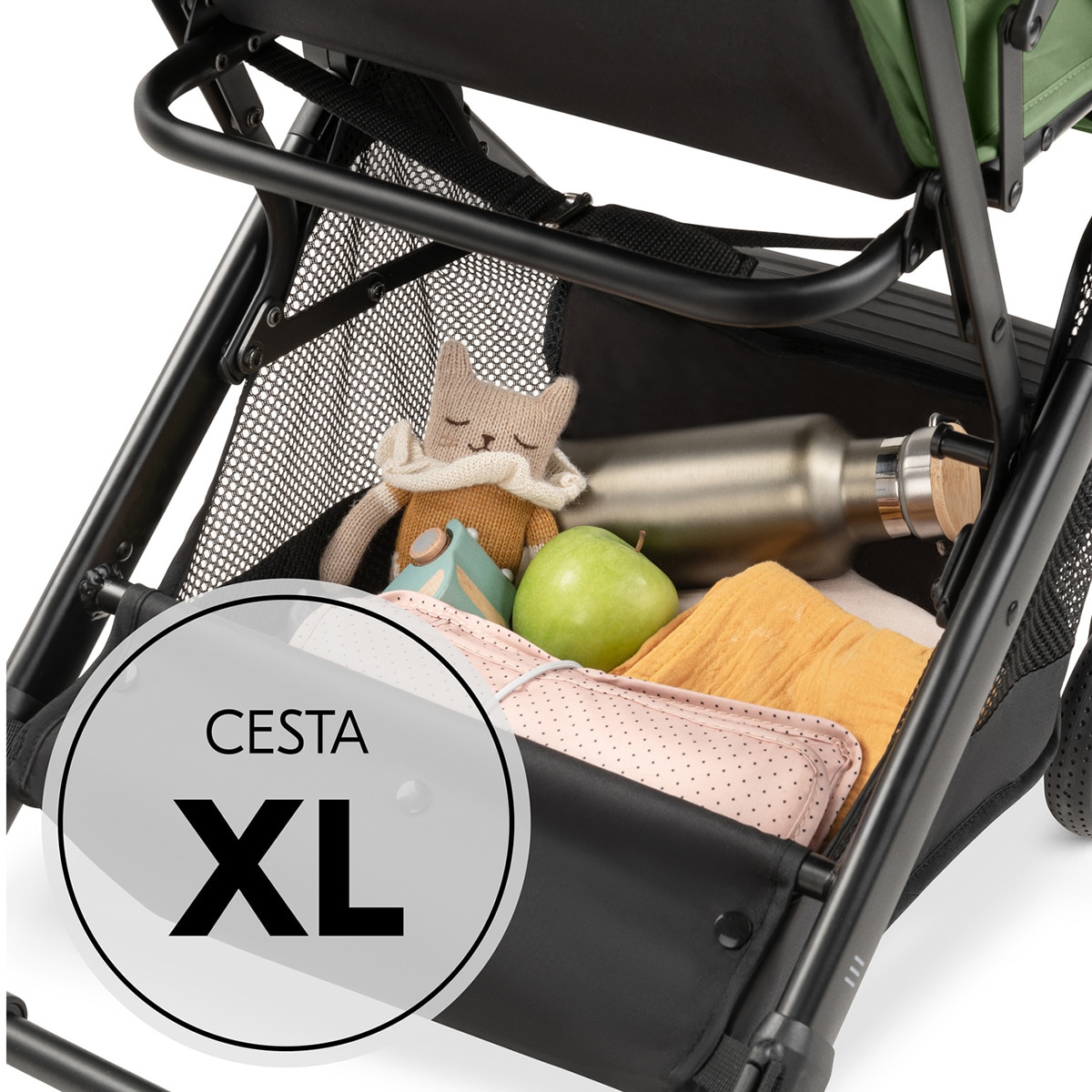 Carrinho de Passeio Ligeiro Travel N Care Plus Verde-militar-10