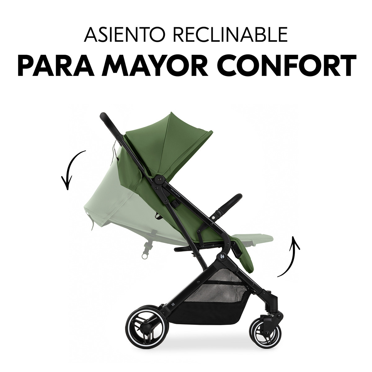 Carrinho de Passeio Ligeiro Travel N Care Plus Verde-militar-7
