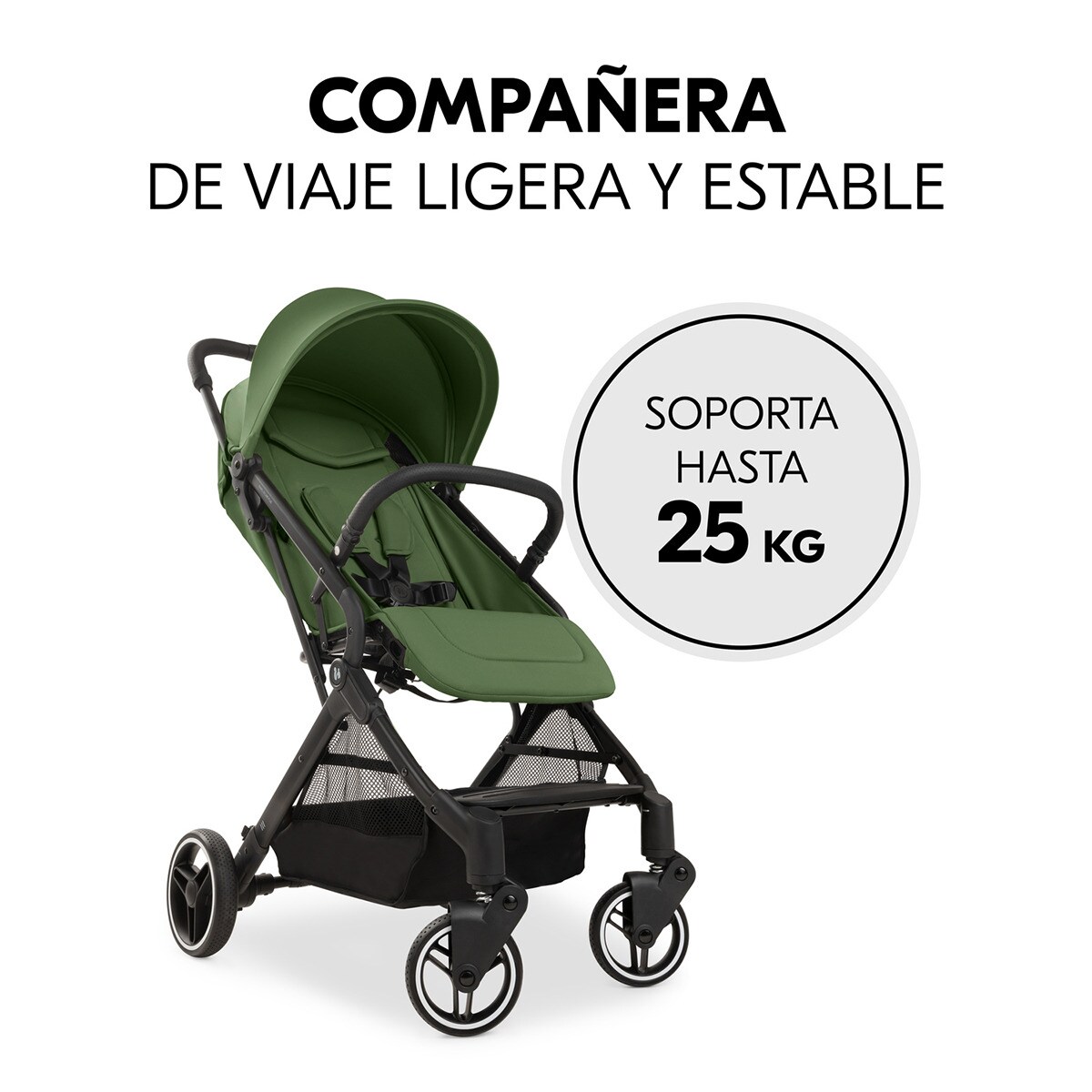 Carrinho de Passeio Ligeiro Travel N Care Plus Verde-militar-3
