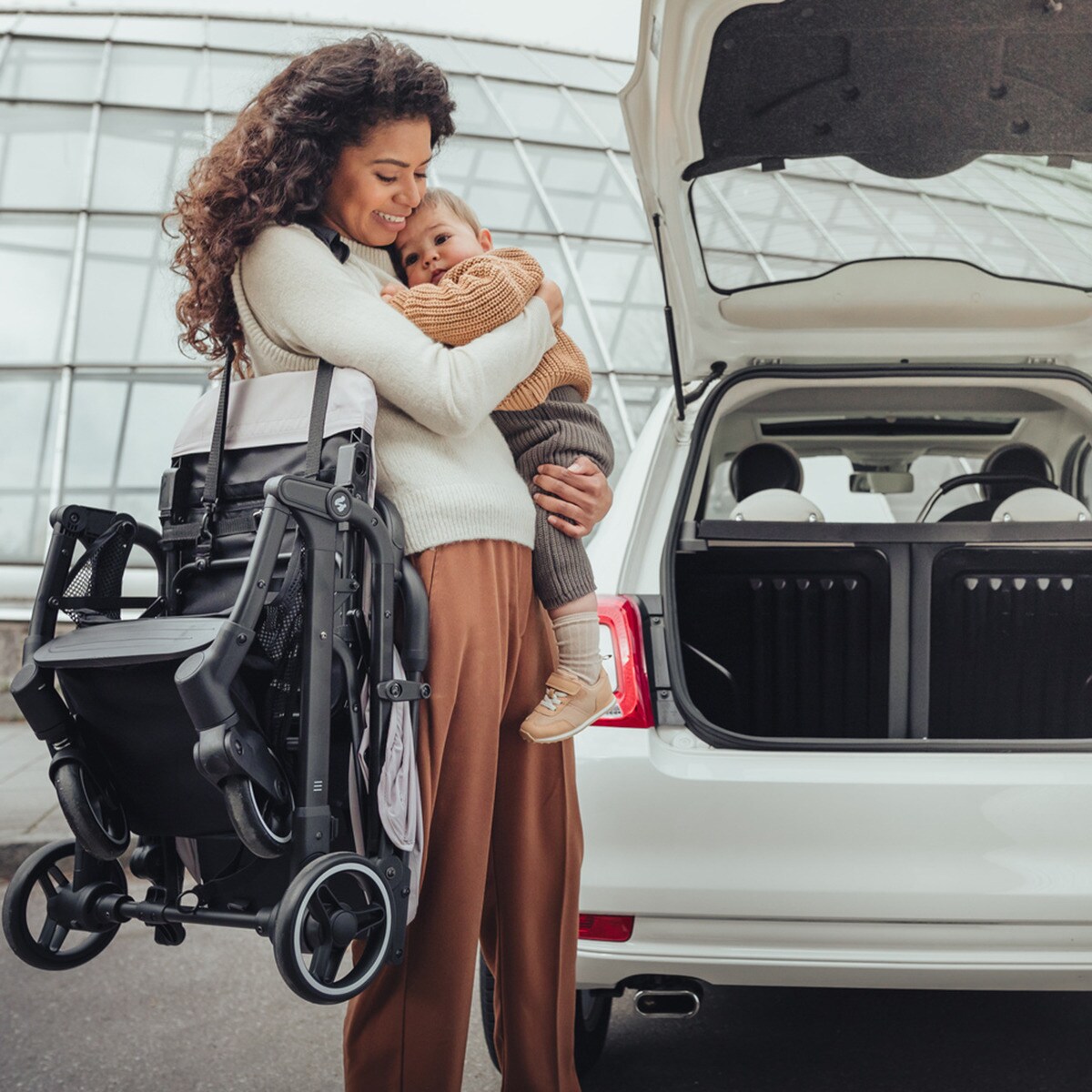 Carrinho de Passeio Ligeiro Travel N Care Plus Verde-militar-19