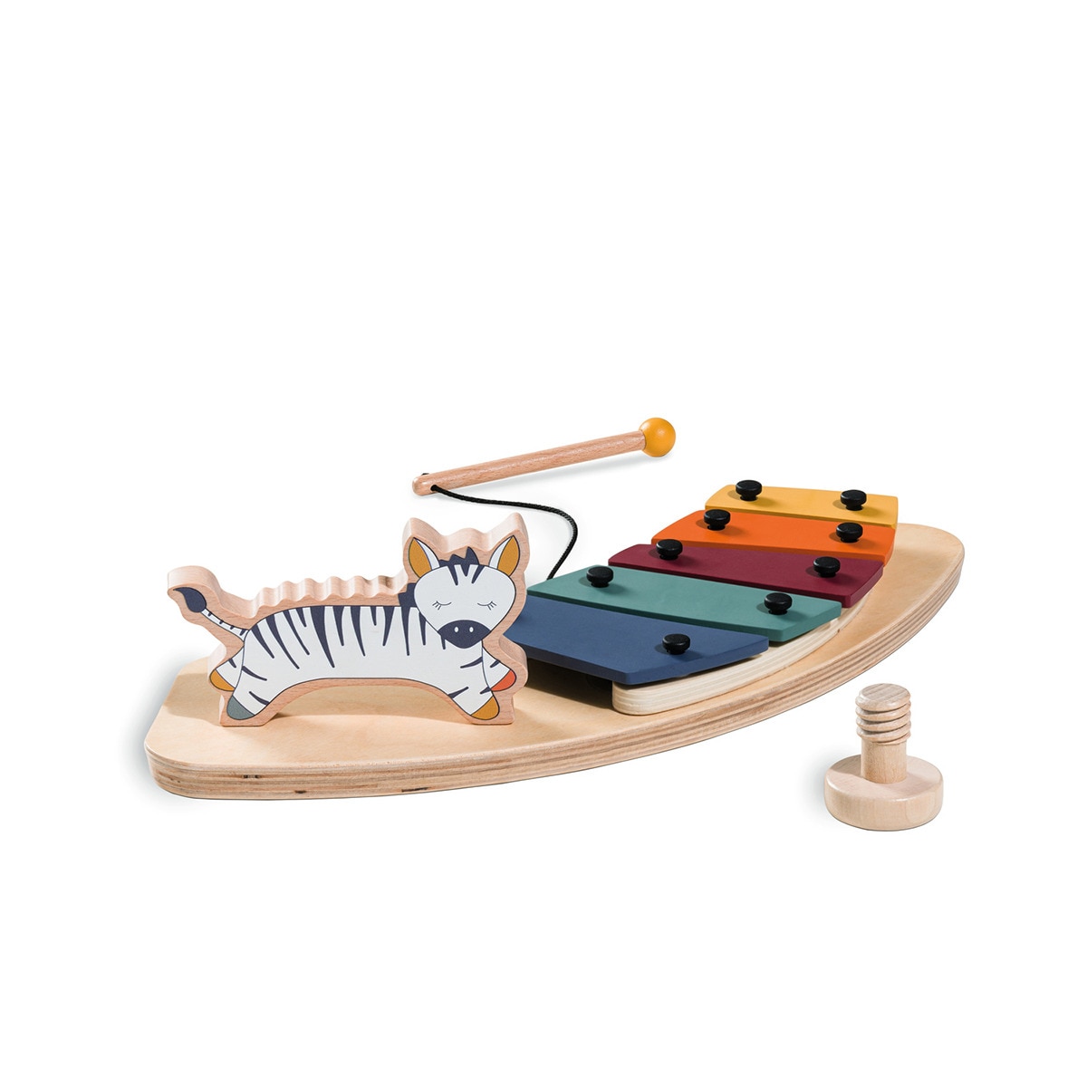Juguete de Madera para trona evolutiva Hauck Play Music Multicolor-1