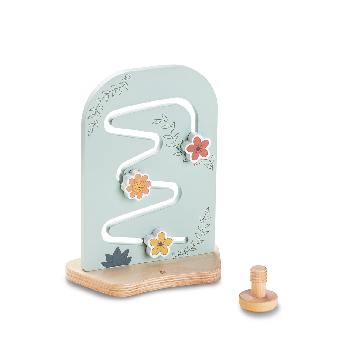 Brinquedo de Madeira para Cadeira de Refeição Evolutiva Play Planting Multicolor-1
