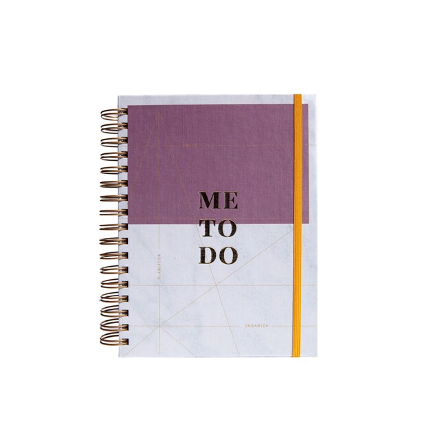 Imagen 0 de Planificador ME TO-DO Velvet Balamoda morado y blanco