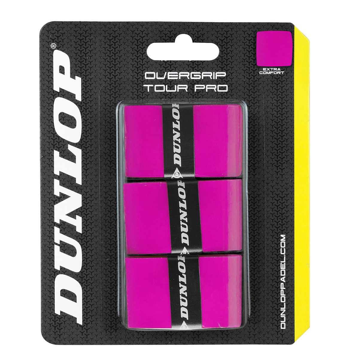 Pack 3 overgrips TOUR PRO Dunlop Rosa-1