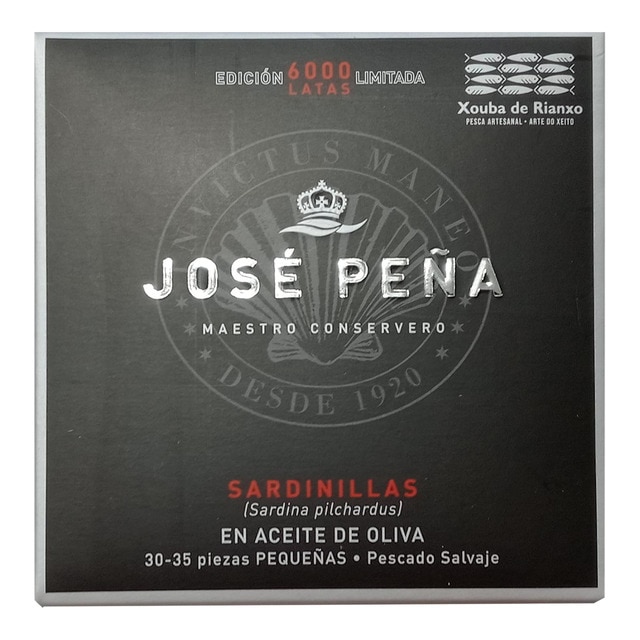 Imagen 0 de Sardinillas en aceite de oliva 30/35 piezas Edición Especial José Peña