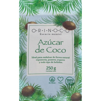 azúcar de coco sin gluten 250 g - Orinoco