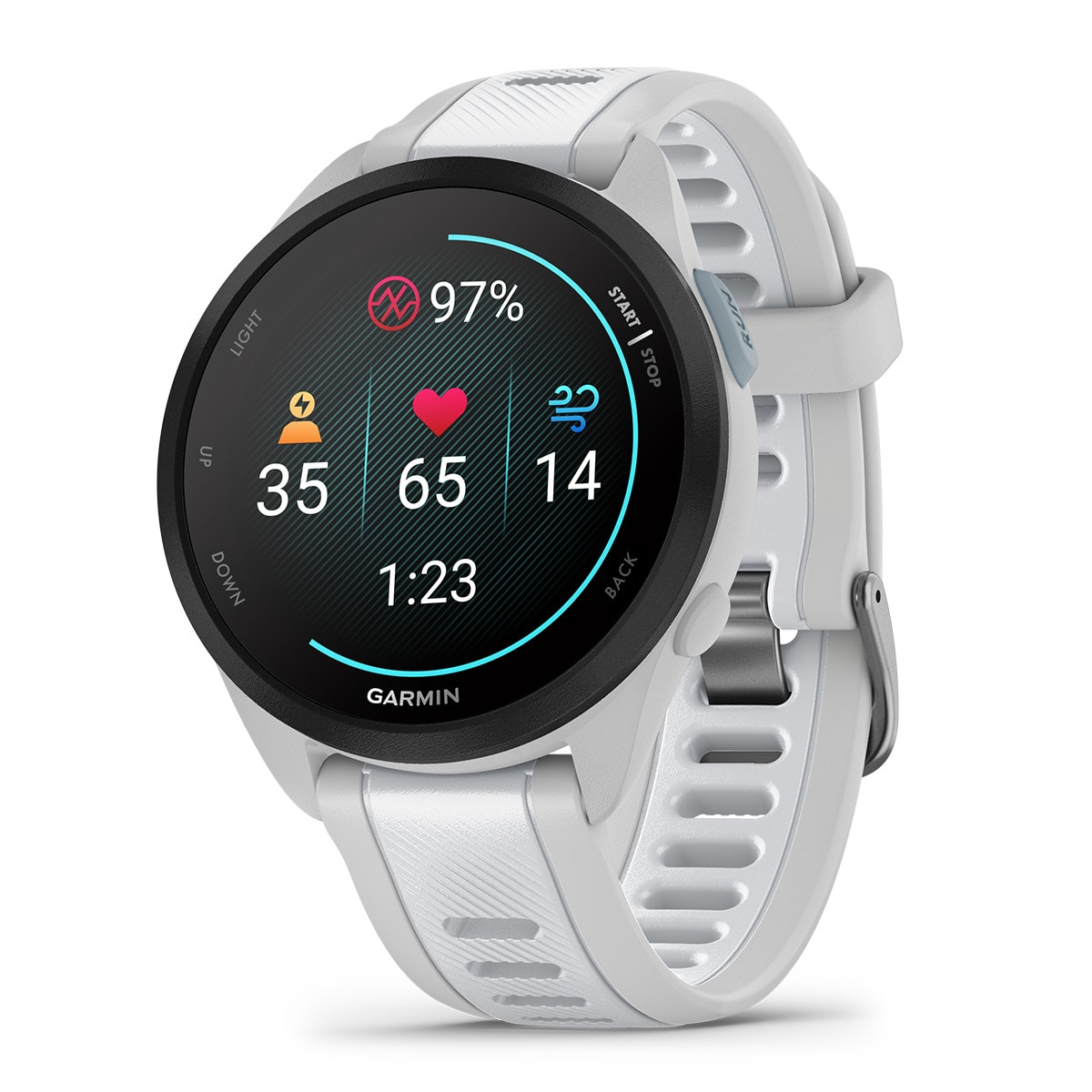Relógio Smartwatch Forerunner 165 Cinzento / Branco-3